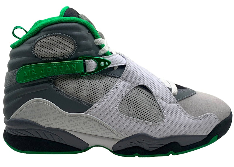 Jordan 8 Retro University of Oregon PE Pure Platinum