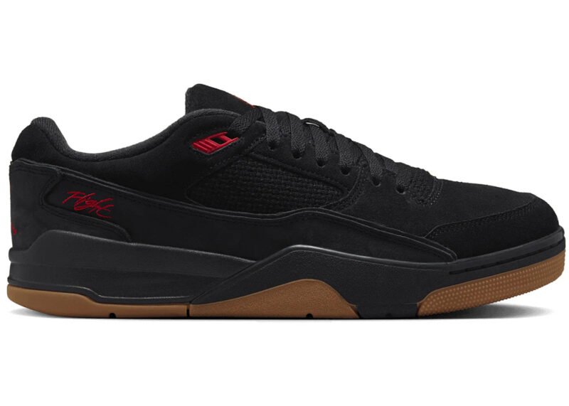 Jordan Flight Court Black Red Men's - HF3255-001 - US