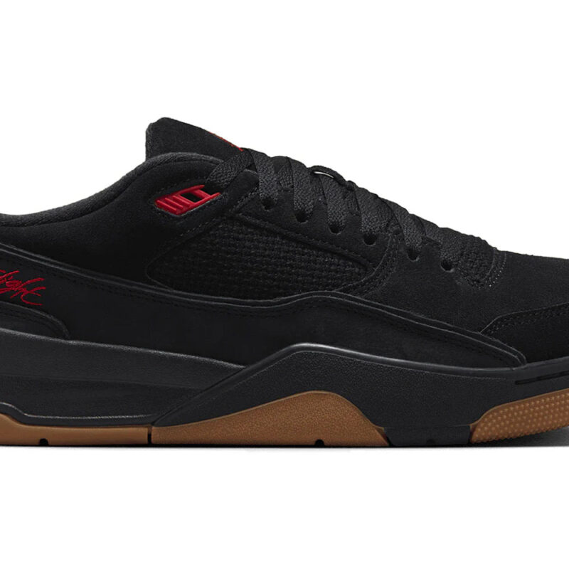 Jordan Flight Court Black Red Men's - HF3255-001 - US