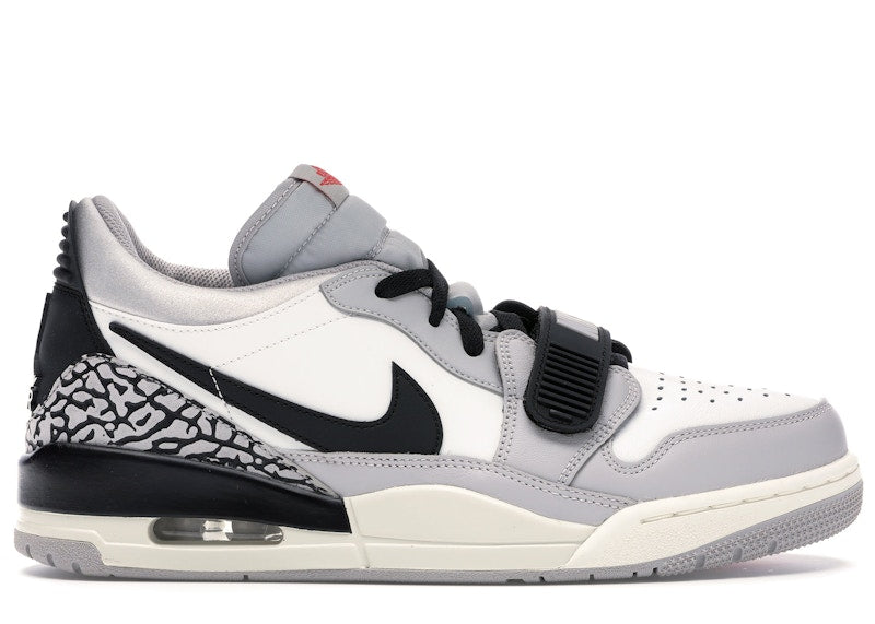 Jordan Legacy 312 Low Tech Grey Fire Red Black