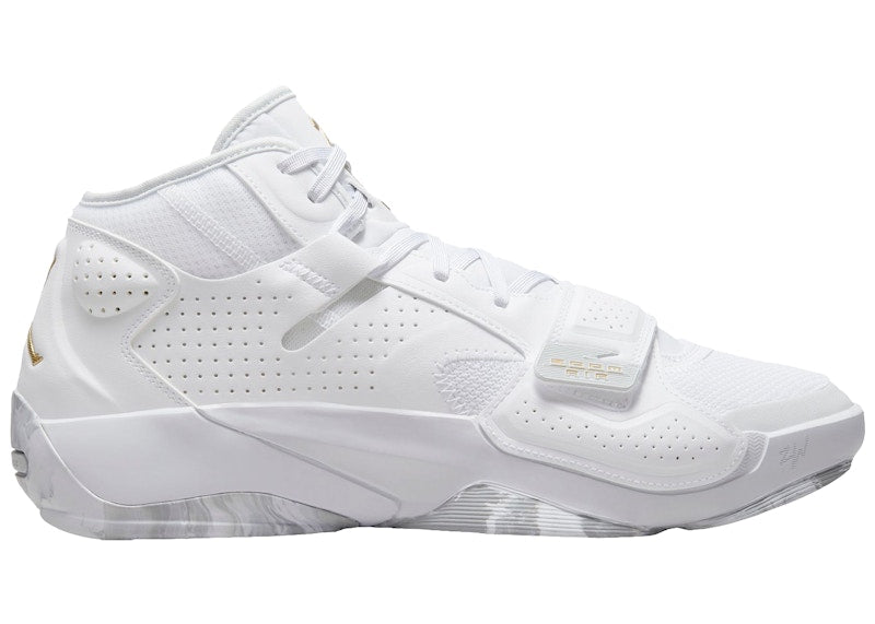 Jordan Zion 2 White Metallic Gold