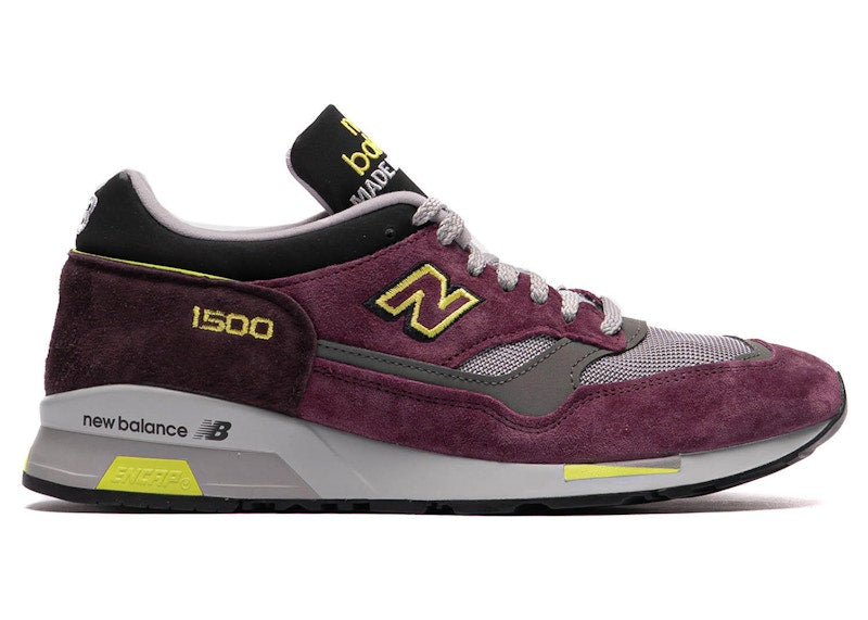 New Balance 1500 MiUK Plum Wine Neon Yellow