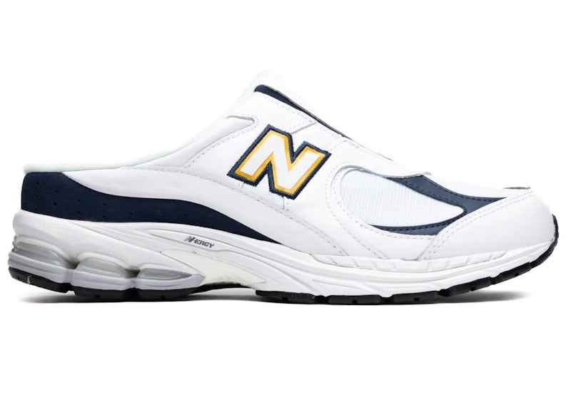 New Balance 2002R Mule White Navy Blue