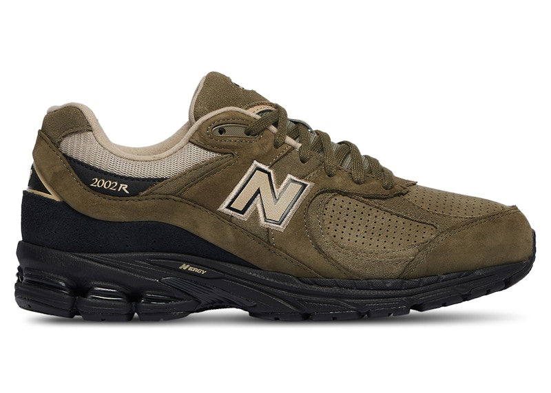 New Balance 2002R Olive Green Black
