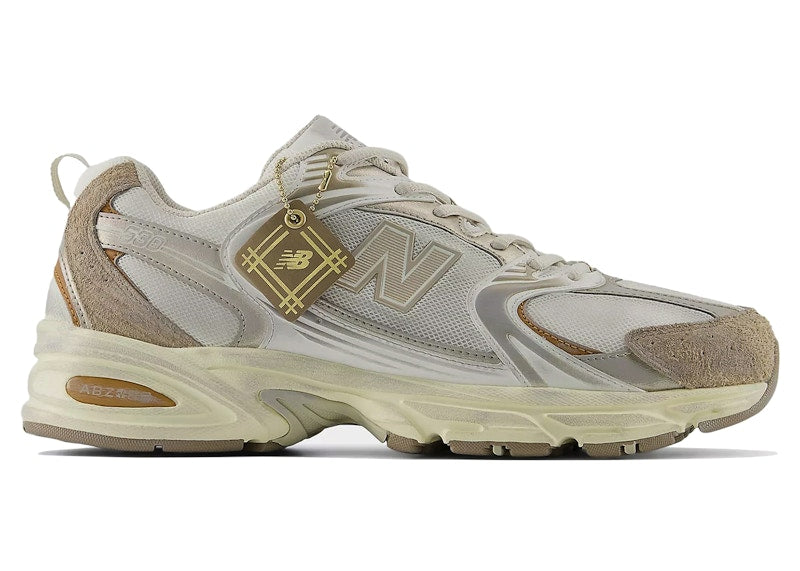 New Balance 530 White Light Khaki