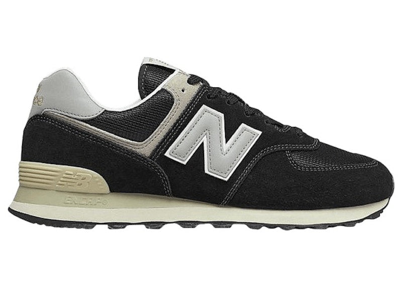 New Balance 574 Black Bone