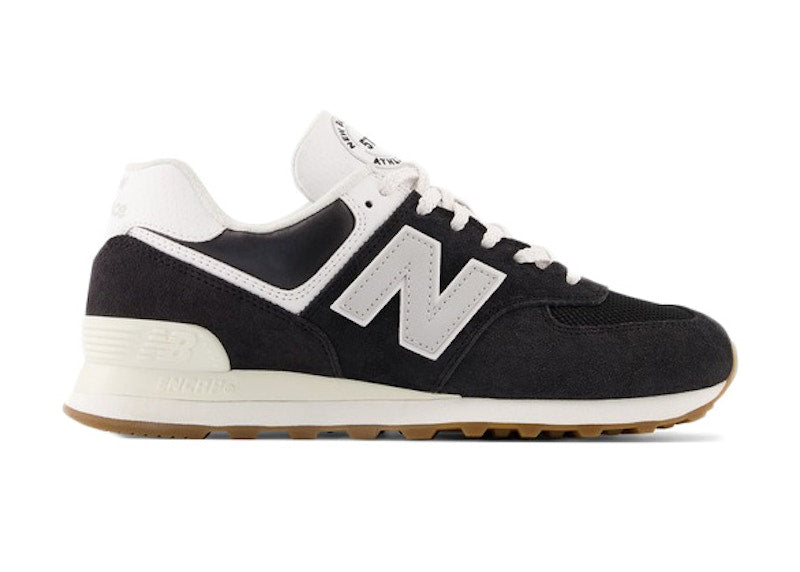 New Balance 574 Black White Gum