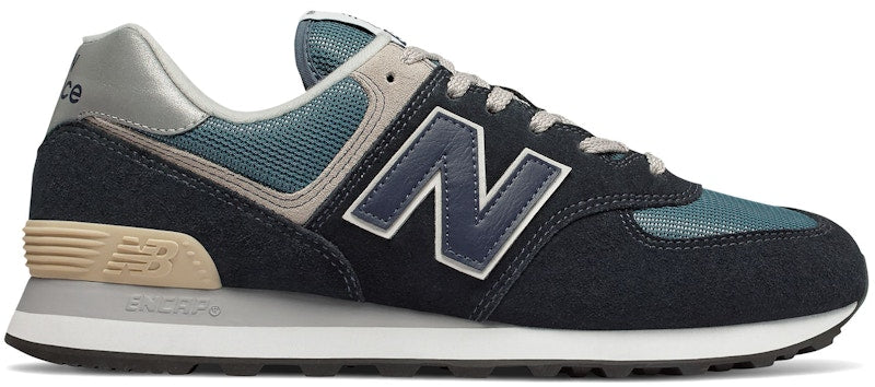 New Balance 574 Dark Navy Marred Blue