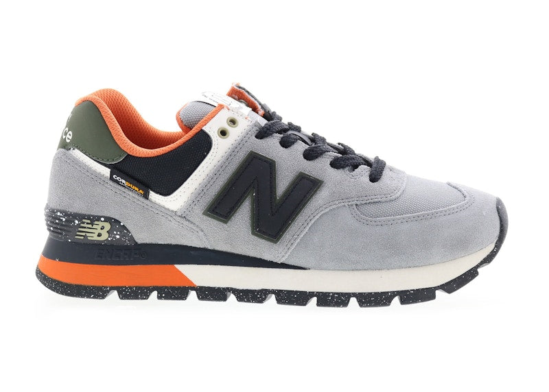 New Balance 574 Grey Black Orange