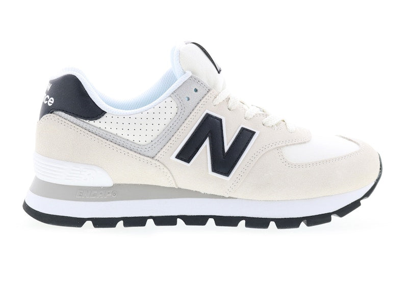 New Balance 574 Rugged White Black