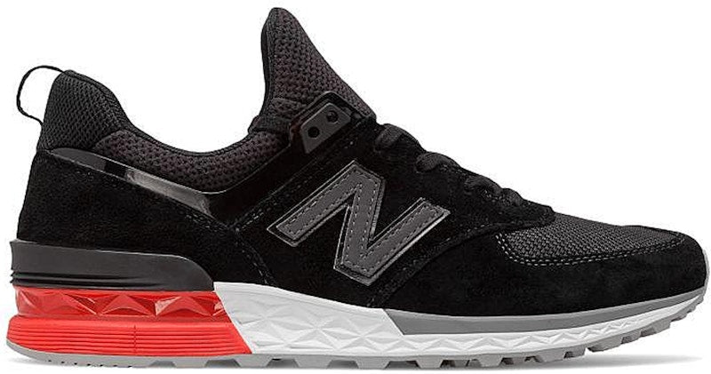 New Balance 574 Sport Black Red