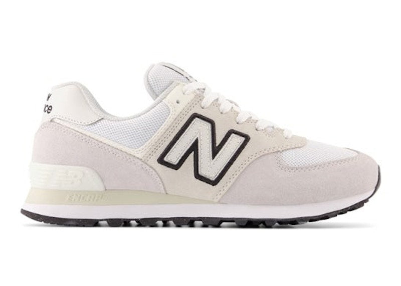 New Balance 574 White Black Off White