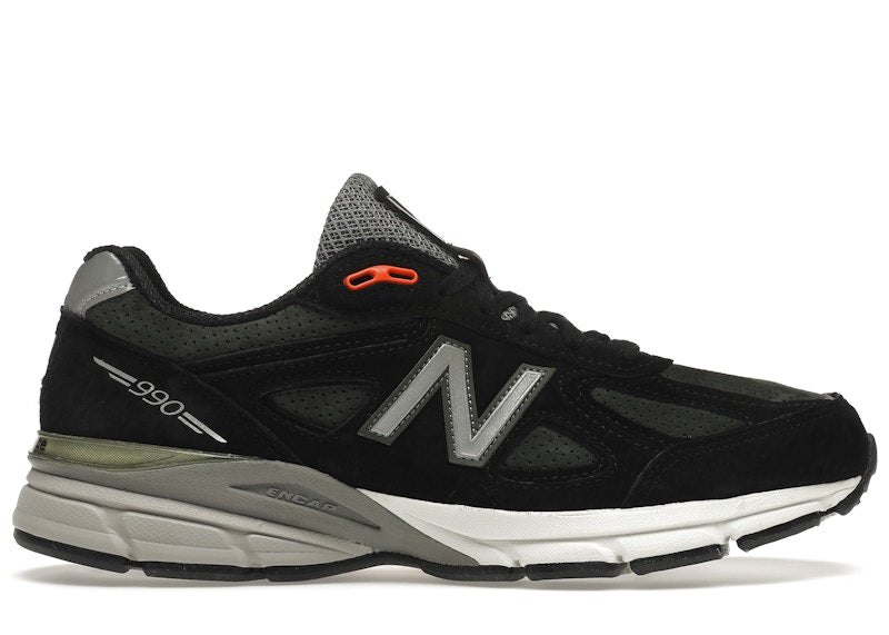 New Balance 990v4 Black Olive Orange