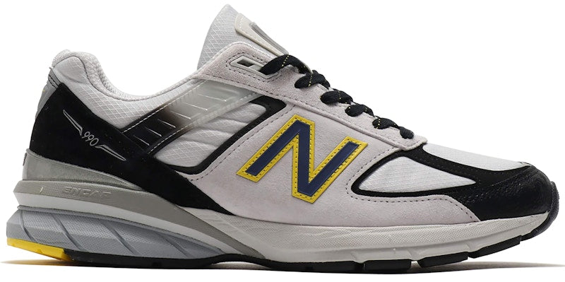 New Balance 990v5 Silver Black Yellow