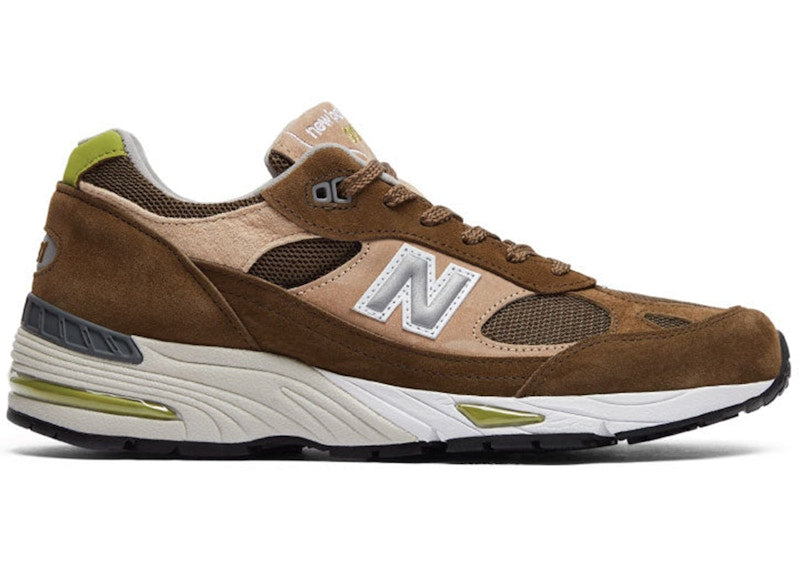 New Balance 991 MiUK Brown Tan Green