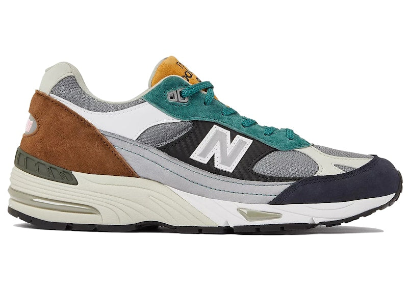 New Balance 991 MiUK Selected Edition Grey Green Brown