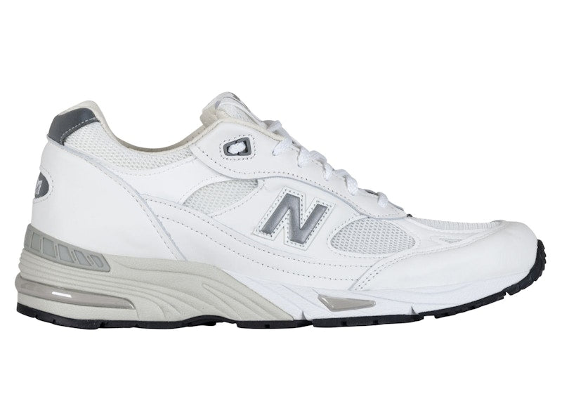 New Balance 991 MiUK White Silver
