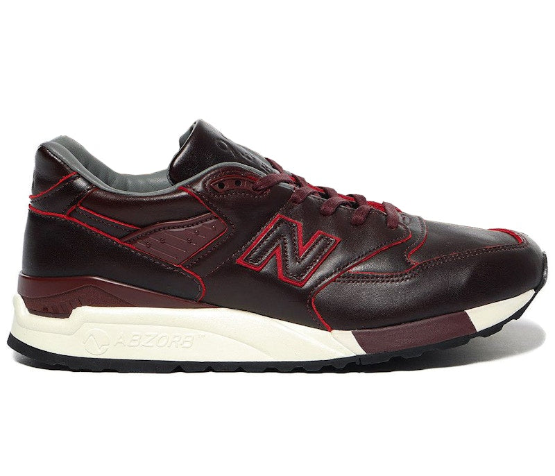 New Balance 998 Horween Burgundy
