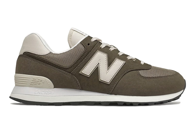 New Balance 574 Black Olive Mushroom