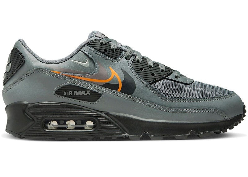 Nike Air Max 90 Multi Swoosh Smoke Grey Mandarin