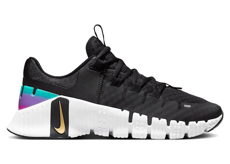 Nike Free Metcon 5 Black Fireberry Gold (Women's)