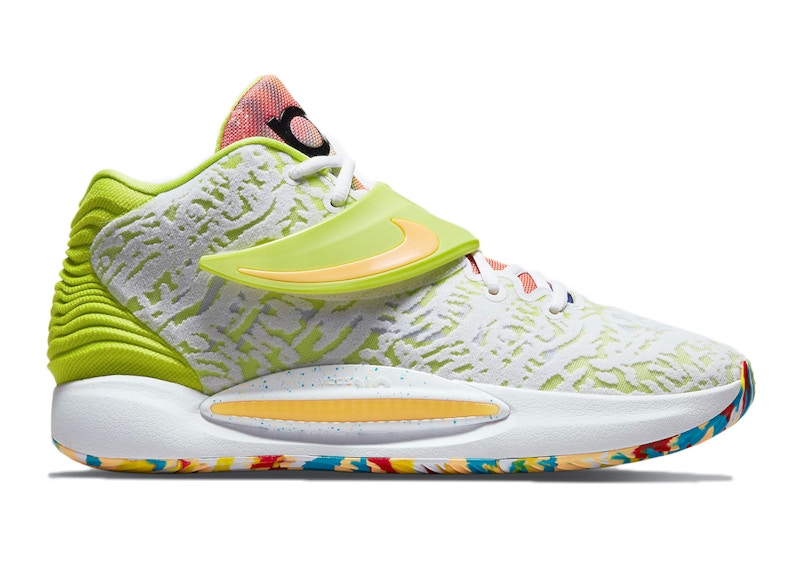 Nike KD 14 White Lime Green