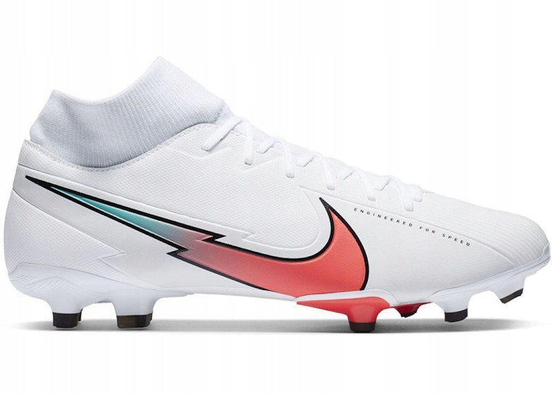 Nike Mercurial Superfly 7 Academy MG White Crimson Jade