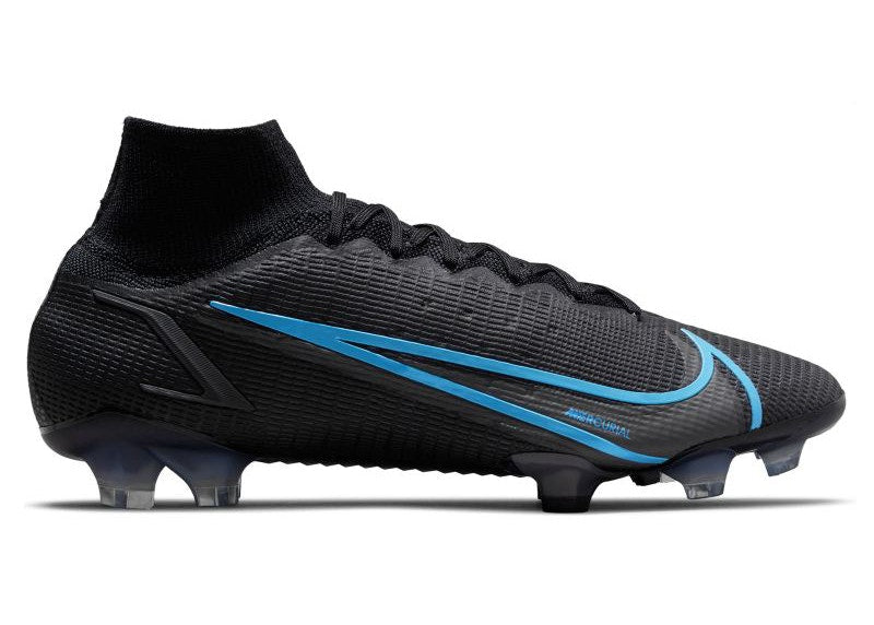 Nike Mercurial Superfly 8 Elite FG Black Light Blue