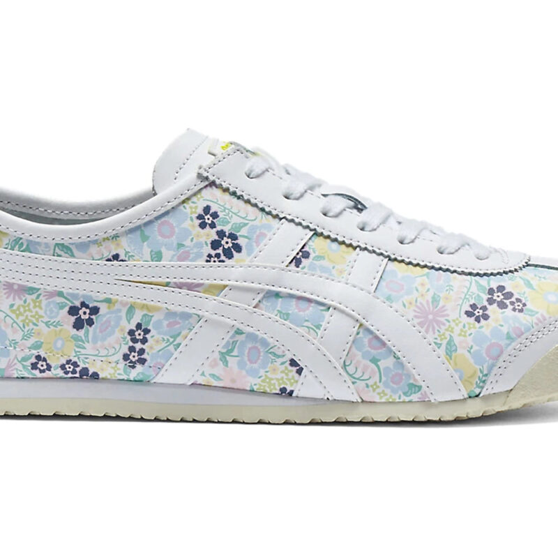 Onitsuka Tiger Mexico 66 White Blue Floral