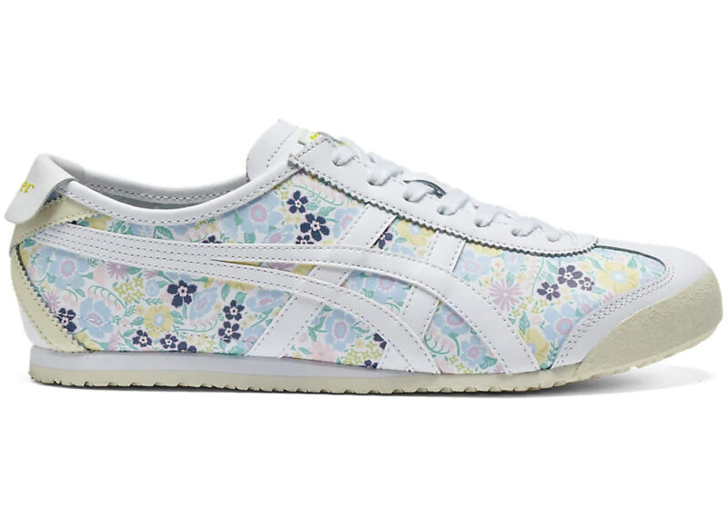 Onitsuka Tiger Mexico 66 White Blue Floral - Image 2