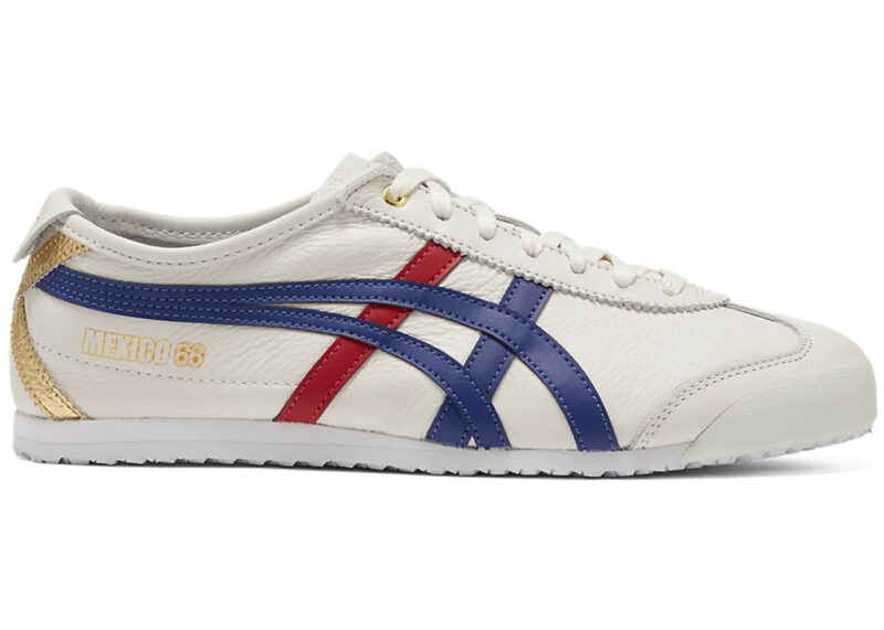 Onitsuka Tiger Mexico 66 White Dark Blue Red Gold
