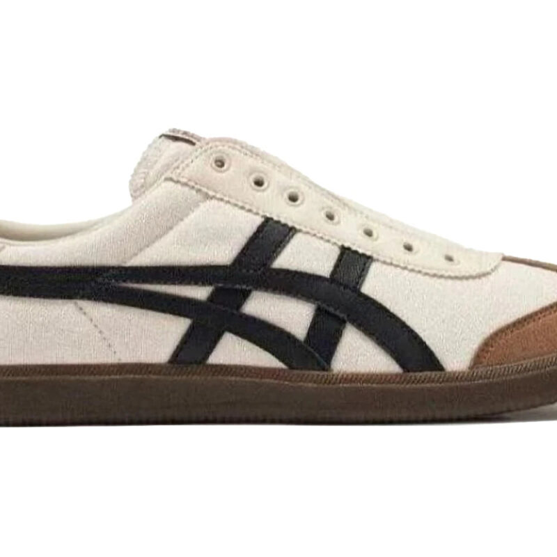 Onitsuka Tiger Tokuten Slip-On White Brown Black