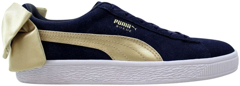 Puma Suede Bow Varsity Peacoat (Women's)