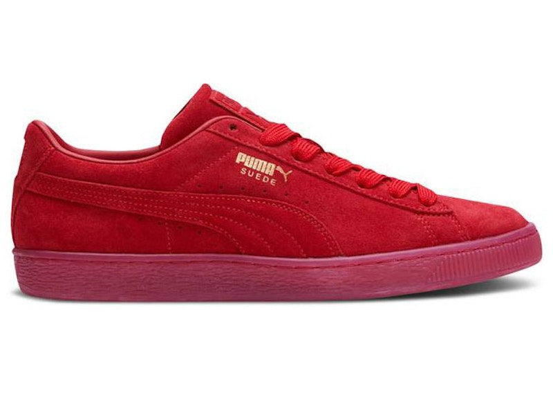 Puma Suede Classic Mono Gold Red