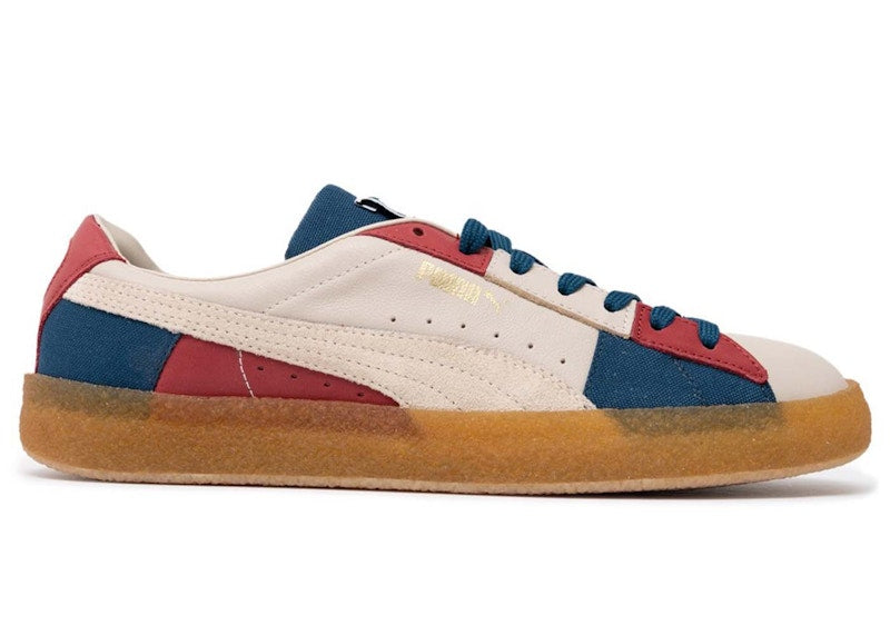 Puma Suede Crepe Patch Peyote Blue Red