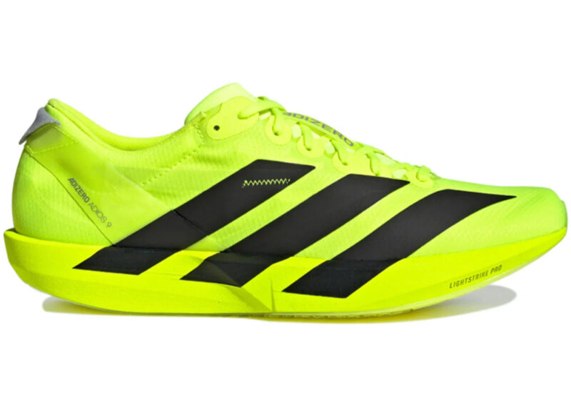 adidas Adizero Adios 9 Lucid Lemon Black Men's - IH5066 - US
