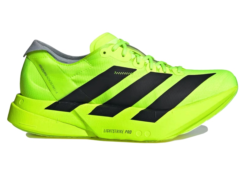 adidas Adizero Adios Pro 4 Lucid Lemon Black (Women's)