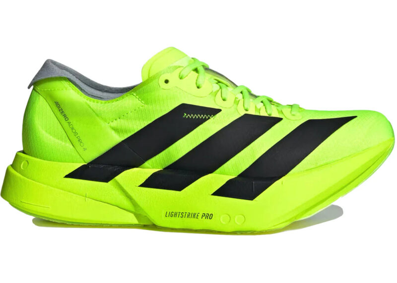 adidas Adizero Adios Pro 4 Lucid Lemon Black (Women's) - JR6362 - US