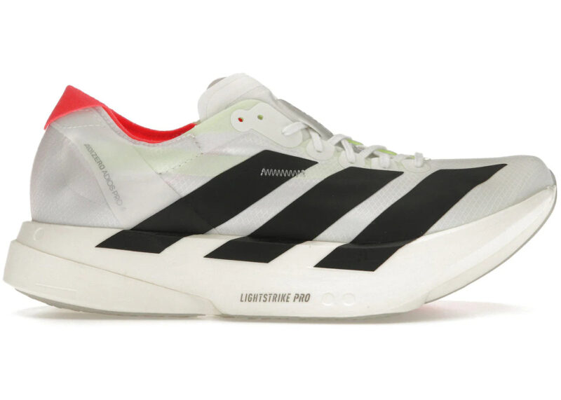 adidas Adizero Adios Pro 4 White Black Men's - JR1094 - US