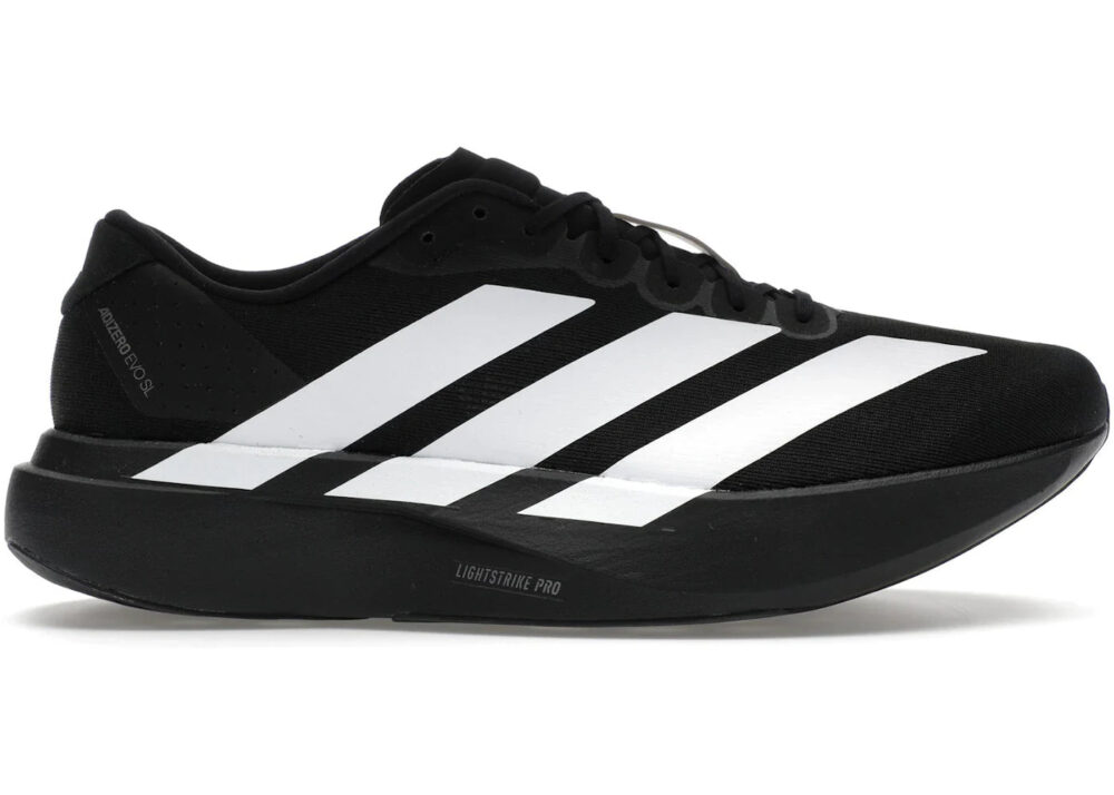 adidas Adizero Evo SL Black White Men's - JP7149 - US - Image 2