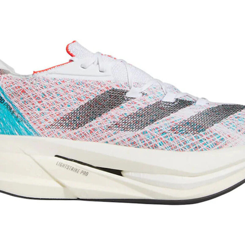 adidas Adizero Prime 2 Strung Cloud White Core Black Lucid Cyan