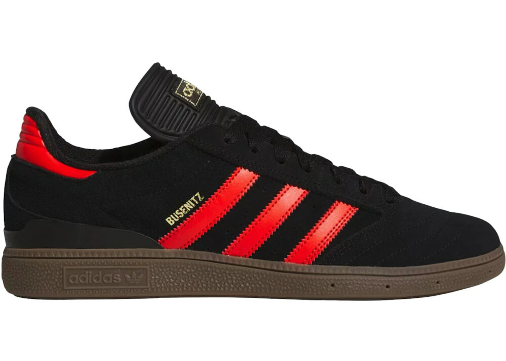 adidas Busenitz Pro Black Red Gum Men's - JH8134 - US