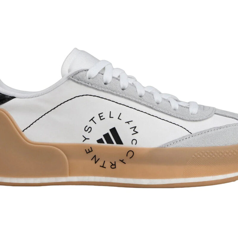 adidas Court Boost By Stella Mccartney Cloud White Charcoal Core Black (Women's)