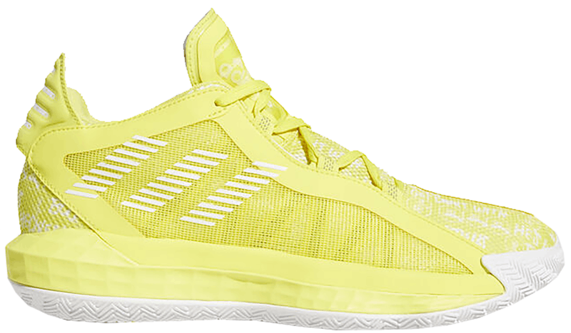 adidas Dame 6 Shock Yellow White