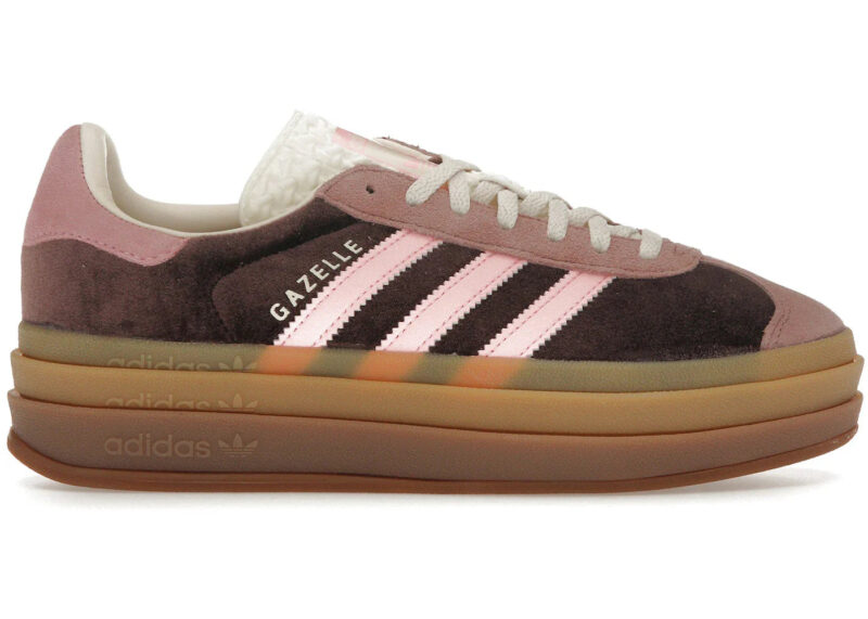 adidas Gazelle Bold Shadow Brown Warm Clay Glow Pink (Women's) - Image 2