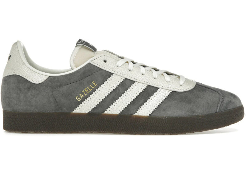 adidas Gazelle Grey Off White Gum Men's - JH6378 - US - Image 2