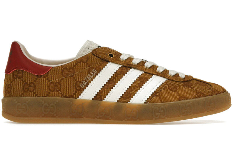 adidas Gazelle Gucci Original GG Beige Brown (Women's) - Image 2