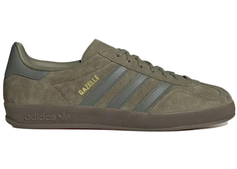 adidas Gazelle Indoor Olive Strata Ash Men's - JQ8133 - US