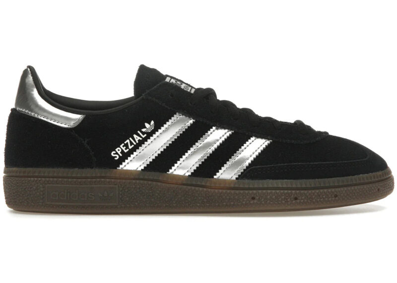 adidas Handball Spezial Core Black Silver Metallic - Image 2
