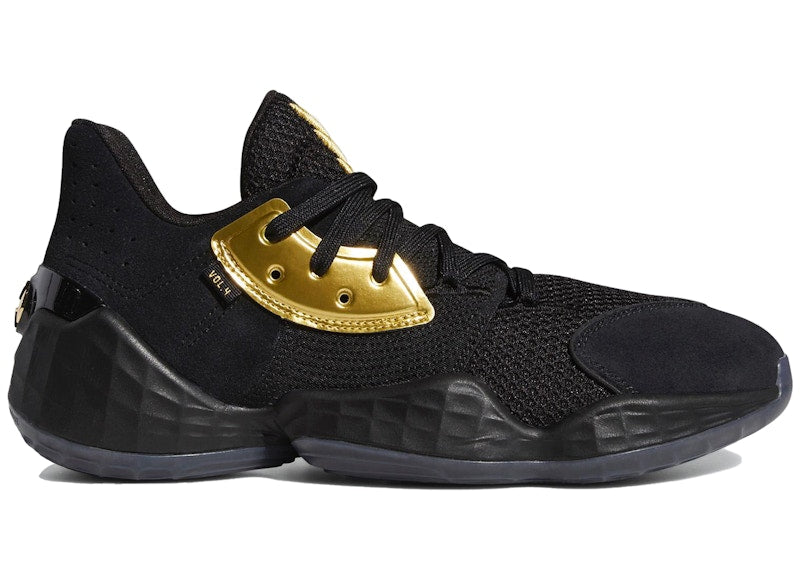 adidas Harden Vol. 4 Core Black Gold Metallic